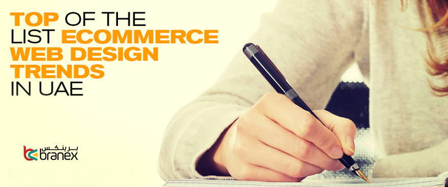 Top ecommerce web design trends UAE