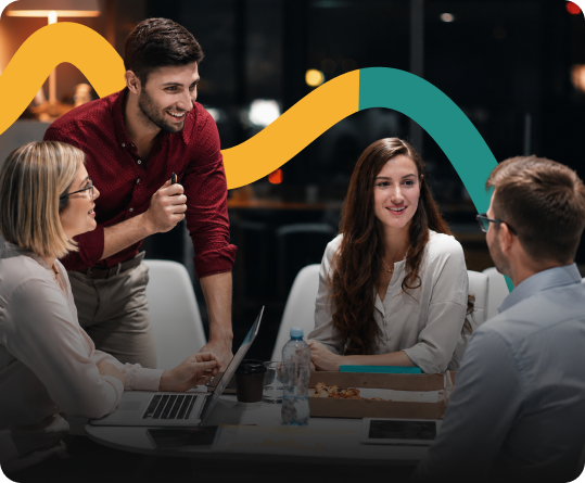 Branex team collaborating with purpose